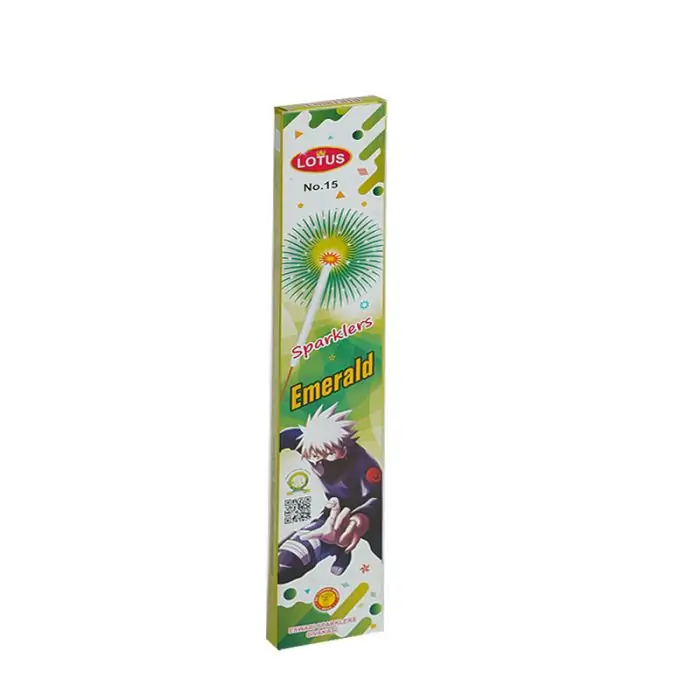 15 cm Emerald Sparkler